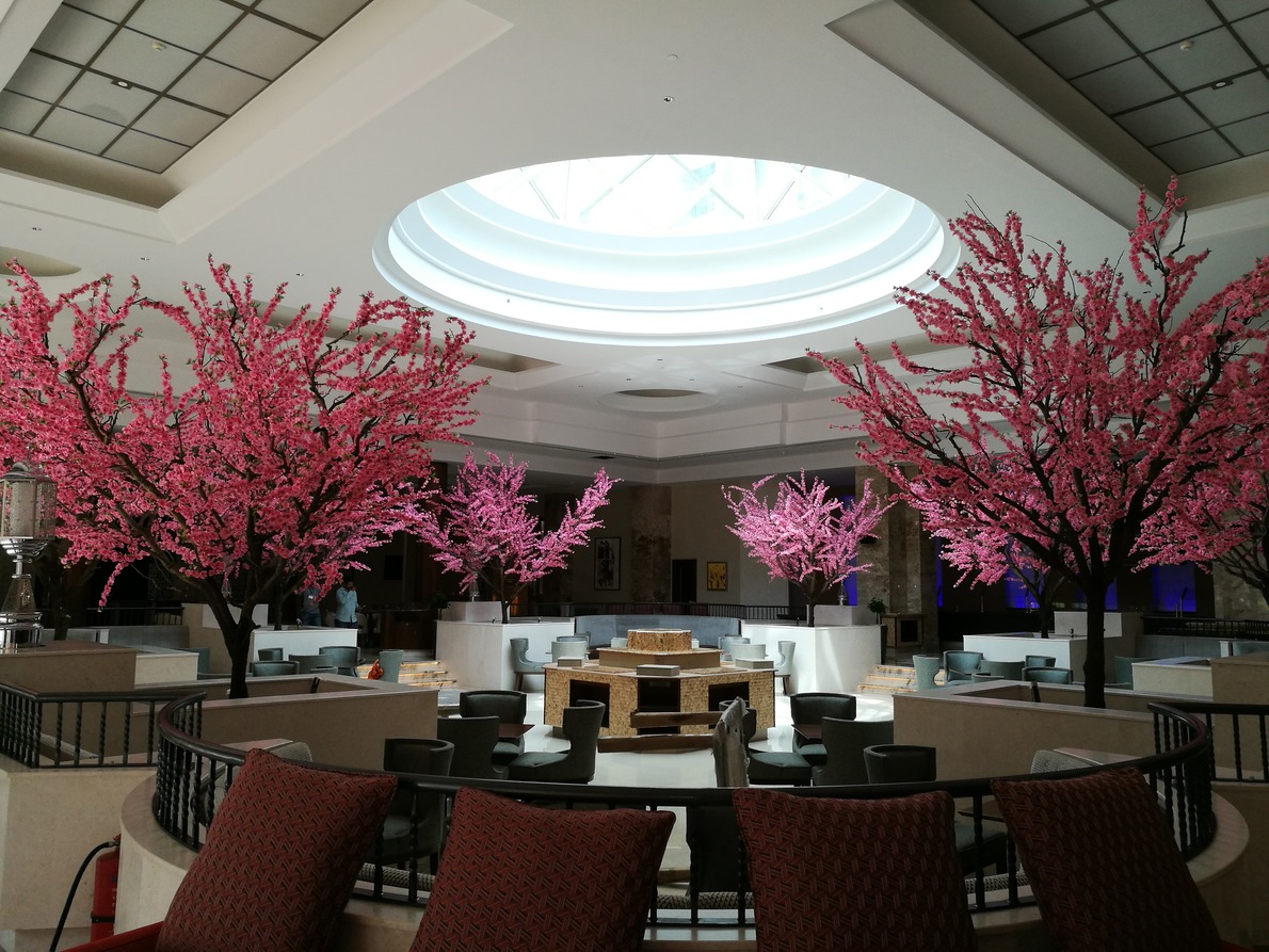 interior-designer-32 customized artificial cherry tree sheraton hotel oman