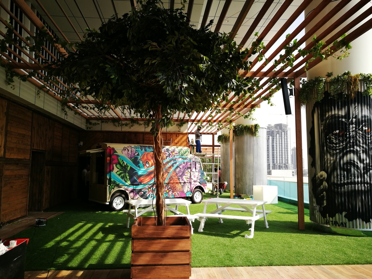 interior-designer-32 artificial plant wall artificial ficus tree Steigenberger Hotel Business Bay Dubai UAE