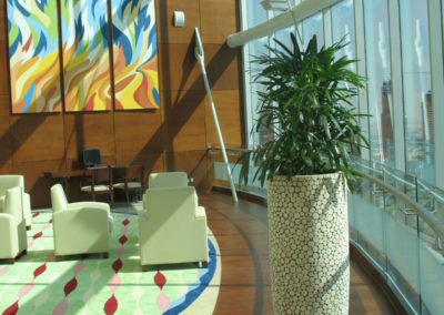 Unique Plant Pots And Hydroculture Arrangements To Complement Any Hotel Design | JA Oasis Beach Tower