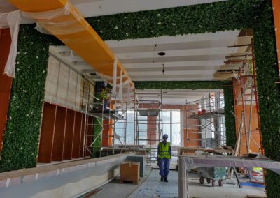 Sky View Brazialian Restaurant Artificial Green Wall 2