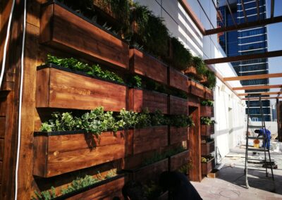 Steigenberger Business Bay The backyard Artificial Plants 2