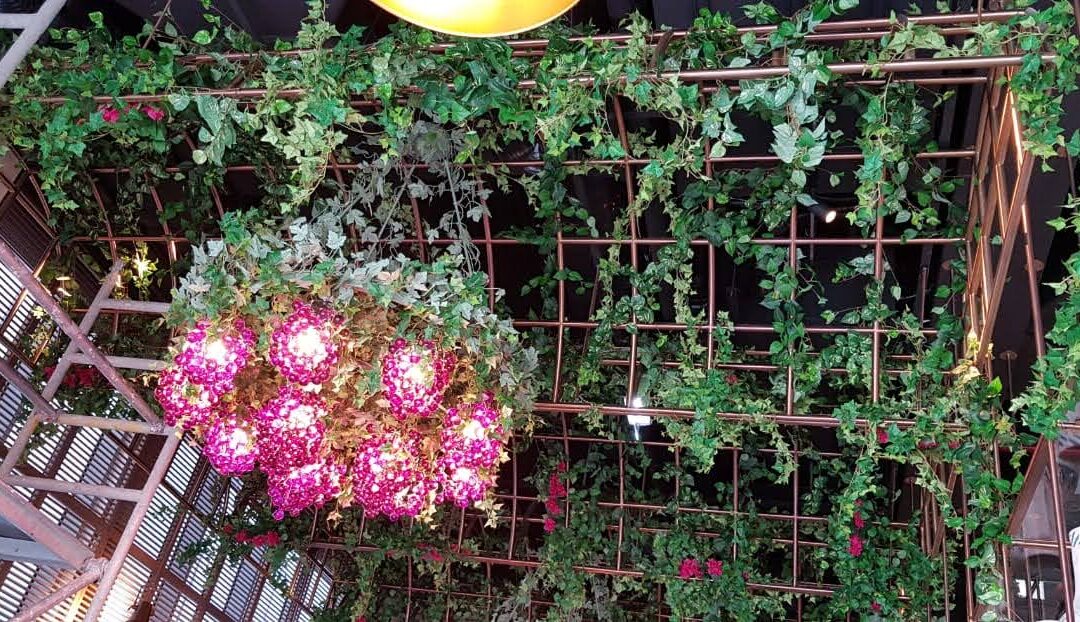 Glamorous Artificial Ivy Garlands | Grand Lebanese Restaurant Saadiyat Island Abu Dhabi