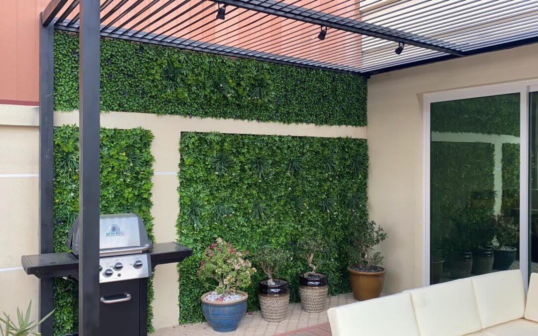 Delightful Artificial Outdoor UV Green Wall Garden | Private Villa