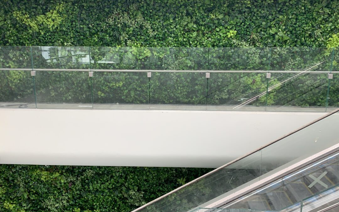 Flourishing Artificial Green Wall Effect | Abu Dhabi International Airport