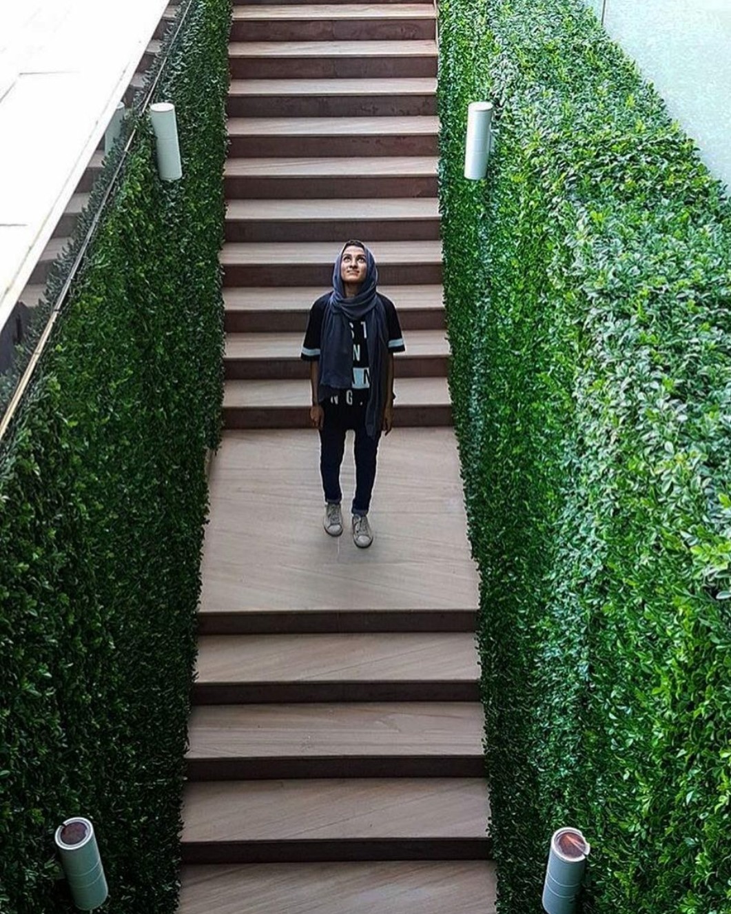 Outdoor artificial plant wall Outdoor artificial plant wall