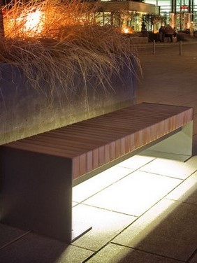 Street furniture bench