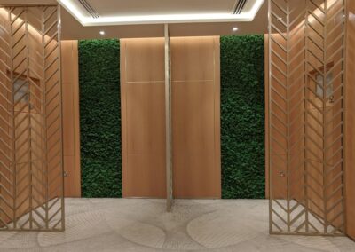 Sharjah Airport Lounge Preserved Moss Wall