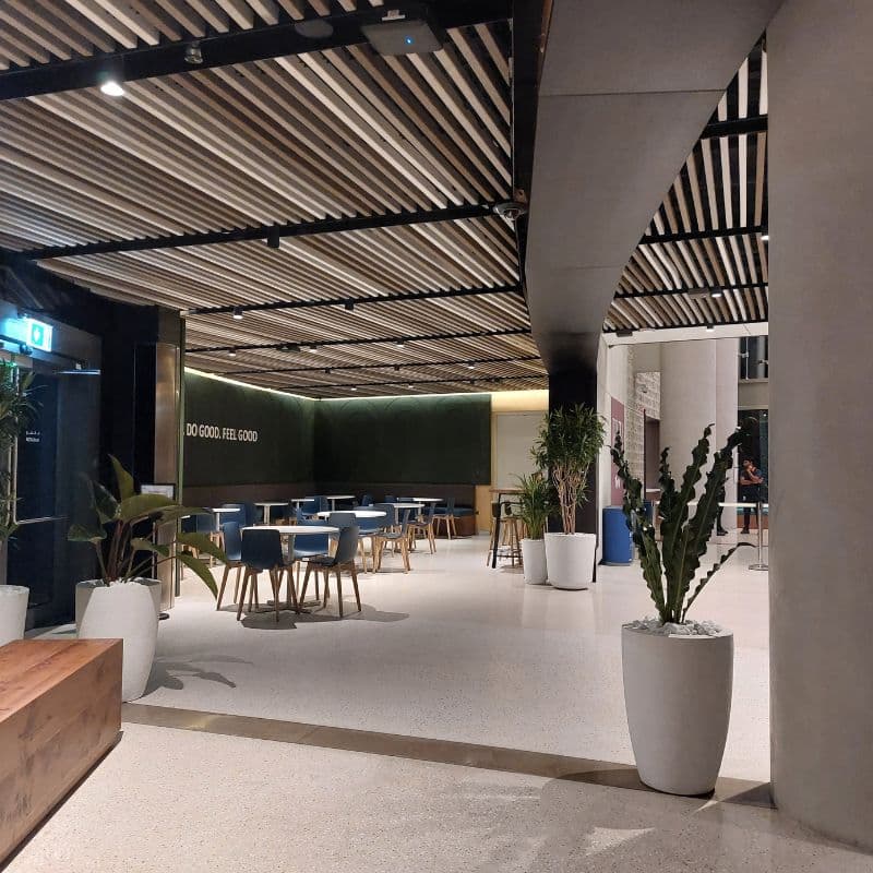 Custom GRC Pots & Comprehensive Plant Installations at Dubai Expo: Elevating Indoor & Outdoor Restaurant Spaces