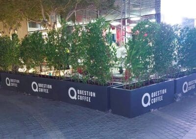 Custom GRC Pots & Comprehensive Plant Installations at Dubai Expo: Elevating Indoor & Outdoor Restaurant Spaces